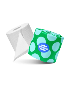 Who Gives a Crap - Classic Soft 100% Recycled Single Toilet Rolls - 16 x Single Rolls