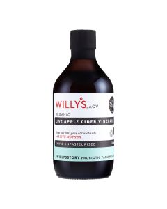 Willys ACV - Organic Apple Cider Vinegar with 'The Mother' - 6 x 500ml