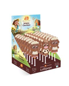 Belfine - Farm Animal Lollipops - 24 x 25g