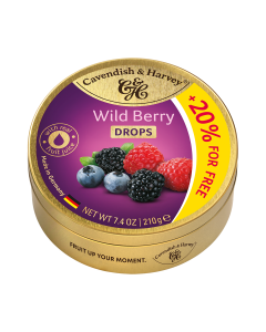 Cavendish & Harvey - Wild Berry Drops - 9 x 175g