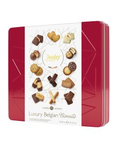 Desobry - Red Star Tin filled with Luxury Biscuits - 12 x 375g