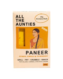 All the Aunties - Paneer - Cumin, Chilli & Turmeric - 4 x 200g (Min 20 DSL)