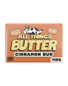All Things Butter - Cinnamon Bun Butter - 10 x 115g (Min 25 DSL)
