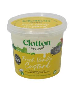 Clotton Creamery - Fresh Vanilla Custard  - 6 x 330g (Min 19 DSL)