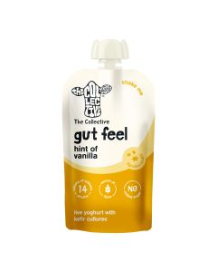 The Collective - Gut Feel Hint of Vanilla Pouch - 6 x 130g (Min 13 DSL)