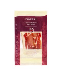 DukesHill - British Outdoor Bred Smoked Back Bacon - 8 x 200g (Min 14 DSL)