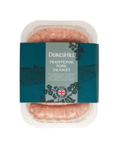 DukesHill - British Outdoor Bred Traditional Pork Sausages - 8 x 400g (Min 6 DSL)