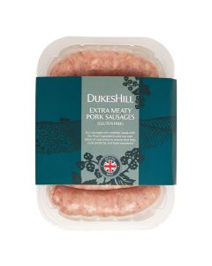 DukesHill - British Outdoor Bred Gluten Free Pork Sausages - 8 x 400g (Min 6 DSL)
