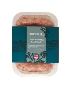 DukesHill - British Outdoor Bred Lincolnshire Sausage - 8 x 400g (Min 6 DSL)