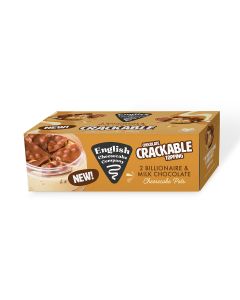 English Cheesecake Company - Billionaire Crackable Cheesecake Pots  - 4 x 180g (Min 8 DSL)