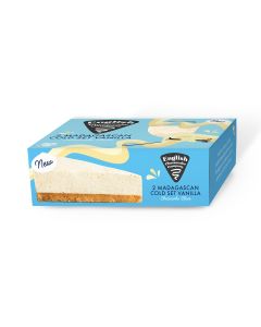 English Cheesecake Company - Twin Madagascan Vanilla Cheesecakes - 4 x 180g (Min 7 DSL)