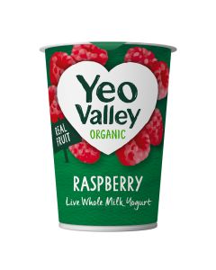 Yeo Valley - Raspberry Yogurt - 6 x 450g (Min 12 DSL)