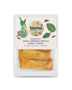 Biona - Organic Mini Sweet & Sour Spring Rolls 6 x 200g (Min 18 DSL)