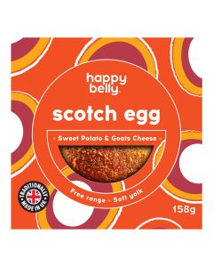 Happy Belly - Sweet Potato & Goats Cheese Soft Yolk Scotch Egg - 6 x 158g (Min 6 DSL)