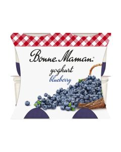 Bonne Maman - Four Pack Blueberry Yoghurt - 6 x (4 x 115g) (Min 16 DSL)