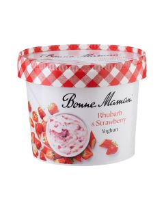 Bonne Maman - Strawberry Rhubarb Yoghurt - 6 x 450g (Min 19 DSL)