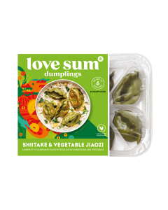 Love Sum Dumplings - Shiitake & Vegetable Jiaozi - 5 x 200g (Min 13 DSL)