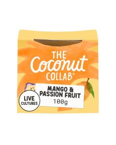 The Coconut Collaborative - Natural Coconut Yoghurtwith Mango & Passionfruit - 6 x 100g (Min 11 DSL)