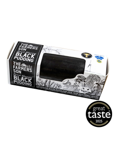 The Farmers Son - Scottish Black Pudding Chubb - 6 x 220g (Min 14 DSL)