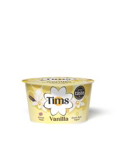 Tims Dairy - Greek Style Vanilla Yogurt  - 6 x 175g (Min 16 DSL)