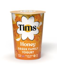 Tims Dairy - Greek Style Honey Yogurt  - 6 x 450g (Min 16 DSL)
