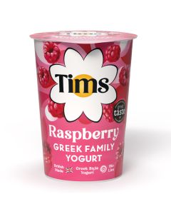 Tims Dairy - Greek Style Raspberry Yogurt  - 6 x 450g (Min 16 DSL)