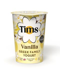 Tims Dairy - Greek Style Vanilla Yogurt  - 6 x 450g (Min 16 DSL)