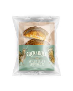 Cock & Bull - Retail Pack Spiced Beefy Empanadas (3 Pack) - 12 x 40g