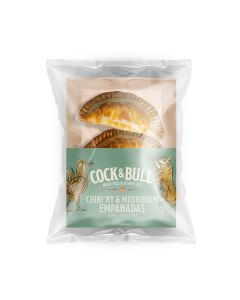 Cock & Bull - Retail Pack Chicken and Mushroom Empanadas (3 Pack) - 12 x 40g