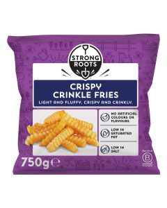 Strong Roots - Crispy Crinkle Fries - 12 x 750g