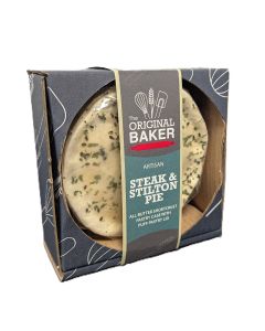 The Original Baker - Retail Packed Steak & Stilton Small Pie - 27 x 260g