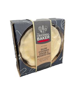 The Original Baker - Retail Packed Steak & Potato Small Pie - 27 x 260g