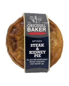 The Original Baker - Food Service Steak & Kidney Small Pie - 24 x 260g